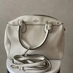 COACH ミニ ベネット クロスグレインレザー 2way ボストンハンドバッグ
