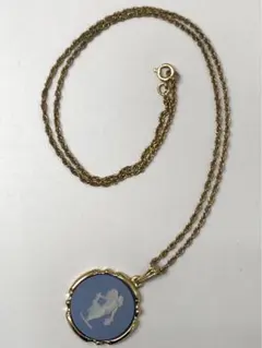ウェッジウッド　ジャスパーカメオペンダントネックレス　T.1632