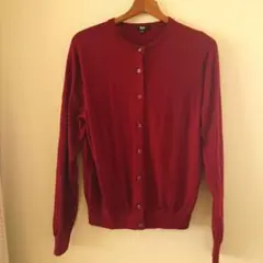 UNIQLO メリノ ラセットブラウンカーディガン XL