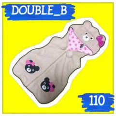 DOUBLE_B（ダブルビー）リバーシブル フード付きベスト 110