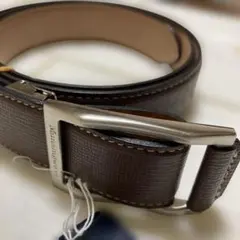 新品Munsingwear ブラウンレザーベルト 新品タグ付き