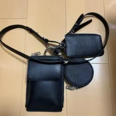 TAKEO KIKUCHI タケオキクチ　バッグ　ミニショルダーバッグ　黒