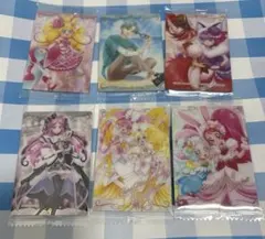 プリキュア　カードウエハース 12　6枚セット