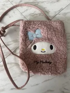 サンリオ マイメロ ショルダーバッグ ボア ピンク