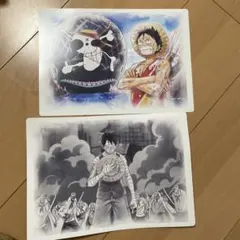 ONE PIECE ルフィ ポストカード 2枚セット
