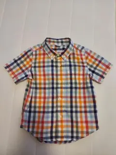 ベビーギャップ 半袖チェックシャツ 90サイズ 男の子