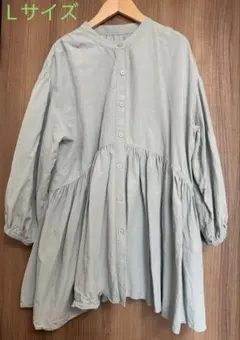 Lサイズ　ペプラムシャツ