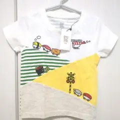 グラニフ　スシトレイン　Tシャツ　ベビー　90サイズ　寿司のサムネイル