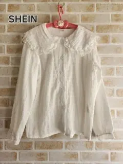 SHEIN フリル襟　ブラウス　フォーマル　入学式　卒業式　サイズ 7