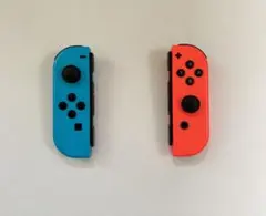JOY-CON (L)/(R) ネオンブルー・ネオンレッド＋ストラップジャンク品