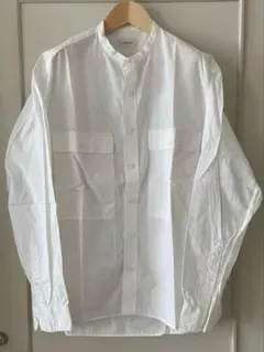 うか様専用　LEMAIRE バンドカラーシャツ ホワイト size 46のサムネイル