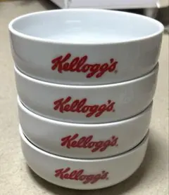 未使用 非売品 Kellogg's ケロッグ シリアルボウル ノベルティ 4点のサムネイル