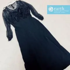 earth music&ecology 胸元シアーベアワンピ