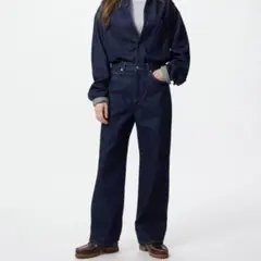 UNIQLO ワイドストレートジーンズ　23