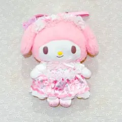 マイメロディ 私の小さな宝物　ぬいぐるみマスコット ピンクドレス マイメロディ 私の小さな宝物 ぬいぐるみマスコット ピンクドレス