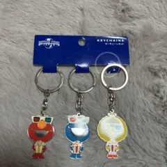 新品未使用品ユニバーサルさスタジオジャパンセサミストリートキーホルダー3点セット