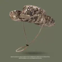 サファリハット　ブーニー　帽子　迷彩 アウトドア　カモフラ　キャンプ　釣り　軽量