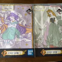 ディズニープリンセス　1番くじ　ジャスミン、オーロラ姫