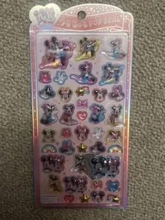 【正規品】ミッキー＆ミニー うるちゅるポップシール ディズニー　ボンボンドロップ