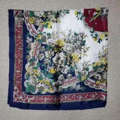 【未使用】タイ シルクスカーフ 大判（100㎝ × 100㎝）