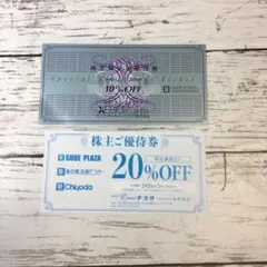 チヨダ　 20%割引券 & ゼビオ　10%割引券