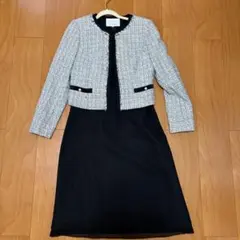 ツイードジャケットとワンピースセット
