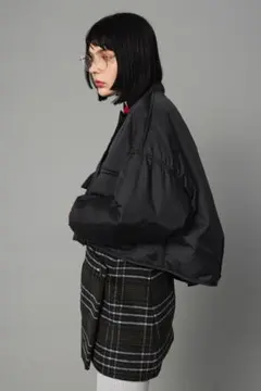 HeRIN.CYE ナイロン ショートブルゾン ジャケット