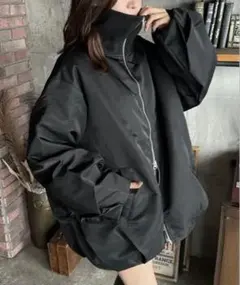 apres jour mignon ブラック中綿ブルゾン フリーサイズ