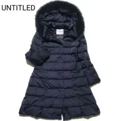 【極美品】アンタイトル　3WAY ダウンコート ホワイトダック ブルーフォックス