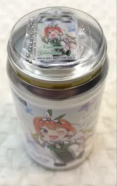 五等分の花嫁 中野四葉 オリジナルラベル缶 アクキー ステッカー