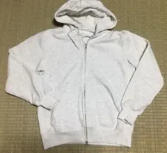 知の探様　専用　ユニクロ　グレー フルジップ パーカー S