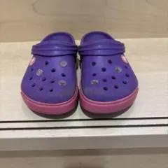Crocs 紫/ピンク サンダル 12-13