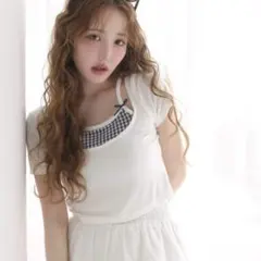 新品タグ付❣️ 【NICECLAUP】レイヤード風リボンカットソー　ナイスクラップのサムネイル