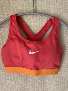 NIKE Dri-FIT スポーツブラ レッド オレンジ Sサイズのサムネイル