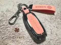 新色 新型ニッサン用　セレナ C28、新型アリアB6 B9　革キーケース取付簡単