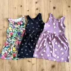 子供用 ワンピース 3点セット H&M 100サイズ 2歳 3歳 4歳 女の子