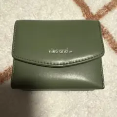 niko and... グリーン 三つ折り財布