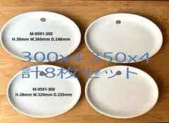 DULTON LAND OVAL PLATE 350x4 300x4★8枚セットのサムネイル