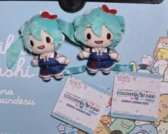 プロセカ × サンリオ 初音ミク（ハローキティ）ふわぷちマスコット 2個セット