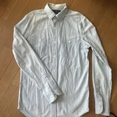 OLD NAVY スリムフィット 長袖シャツ ライトブルー Sサイズのサムネイル