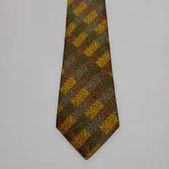 Christian Dior　クリスチャンディオール　シルクネクタイ 幾何学模様