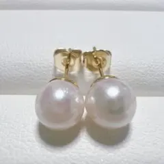 1341 照り艶◎ あこや真珠ピアス 本真珠 アコヤ パール フォーマル 結婚式