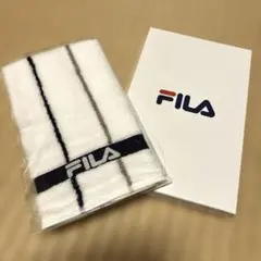 【未使用】FILA タオルハンカチ　ギフト箱ありのサムネイル