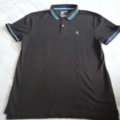 GIORDANO ブラック ポロシャツ Lのサムネイル