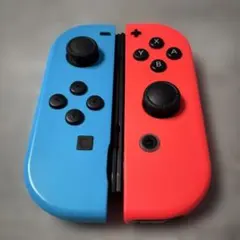 【美品純正完動品】NintendoSwitchJoy-Conコントローラー青赤④