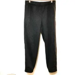 S237 ユニクロ　スウェット　M ニット風　裏起毛　あったか　ダークグレー