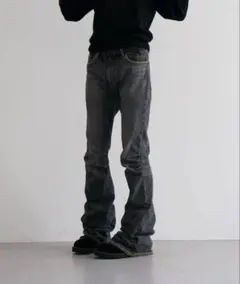 め*ん様 KAIKO Move "WASHED BLACK" フレアデニムのサムネイル