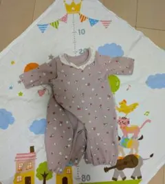 ベビー　新生児　ロンパース　バースデイ　ママラク　mamaraku 50 60