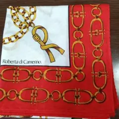 Roberta di Camerino スカーフ　大判ハンカチ　コットン