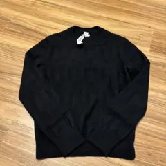 HERMES ハーフジップ ニット セーター ブラック - メルカリ